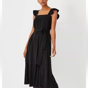 Ann Taylor Black Midi Dress